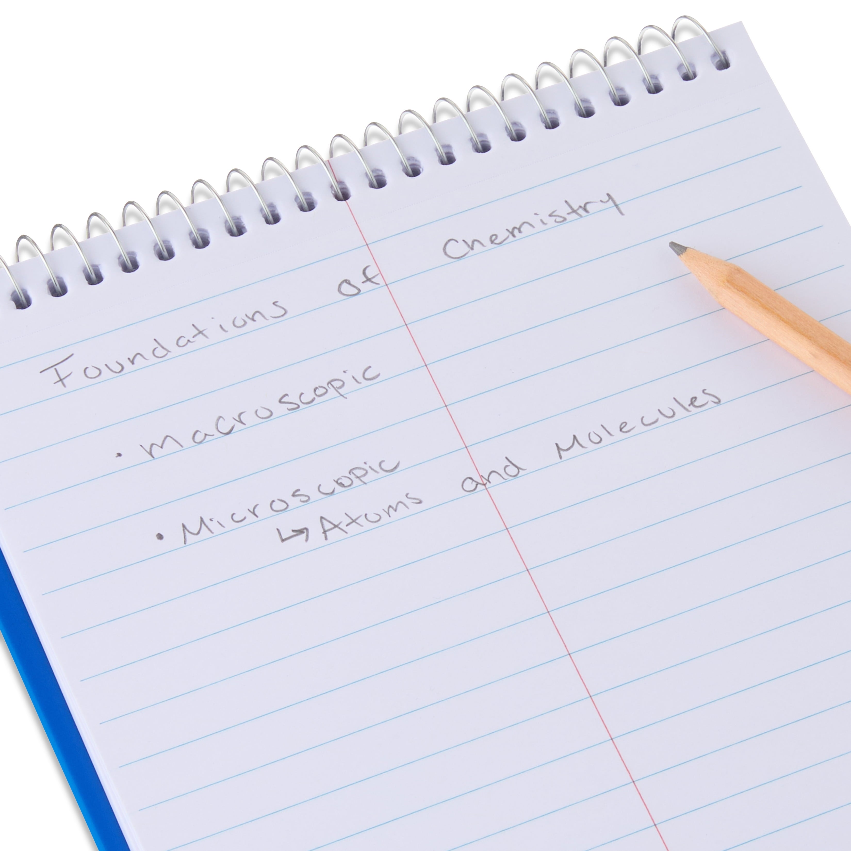 Pen+Gear Gregg Ruled Poly Notebook, Blue, 6" x 9", 80 Sheets, 160 Pages