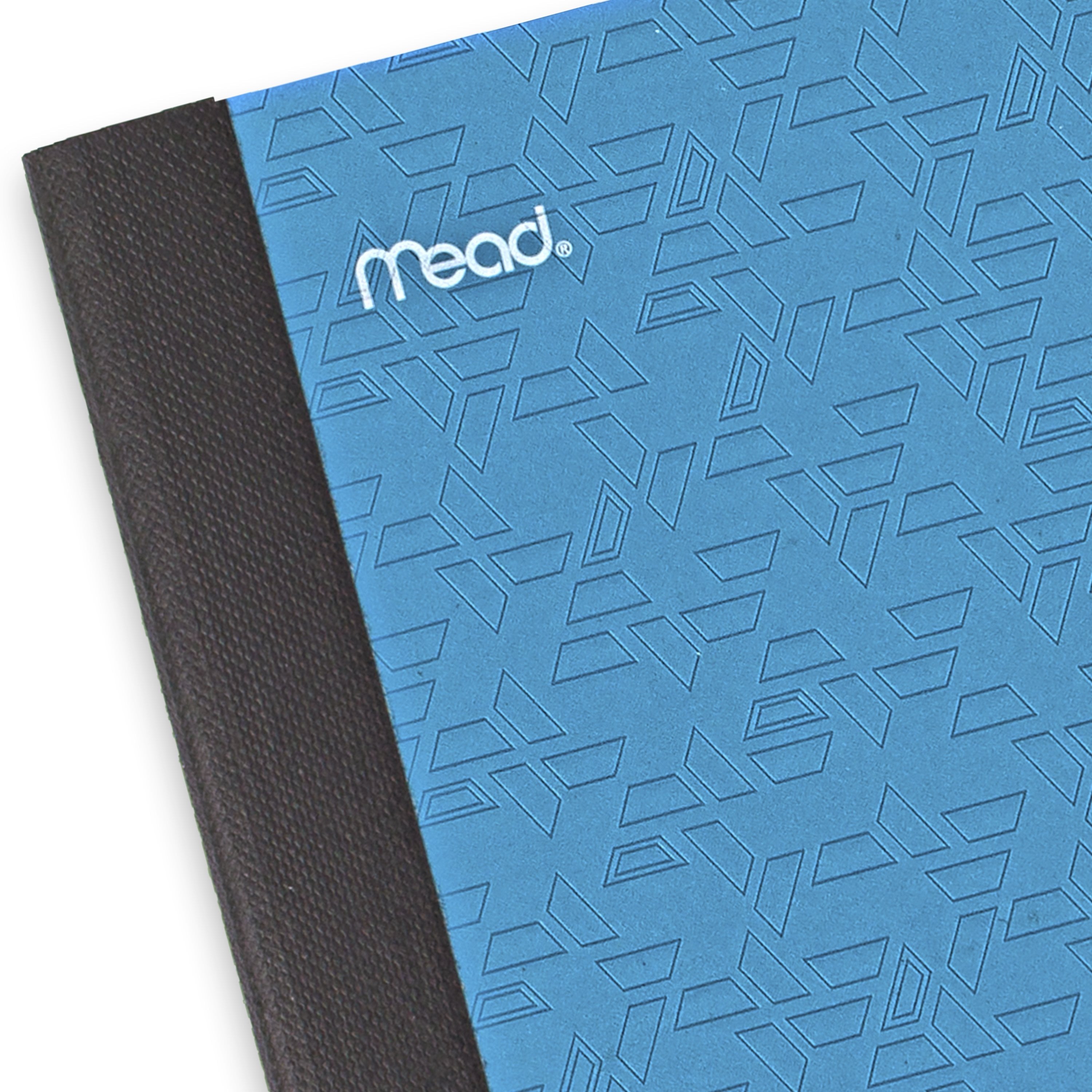 Five Star Composition Book Plus Study App, Wide Ruled, 80 Sheets, 7.5" x 9.75", Tidewater Blue
