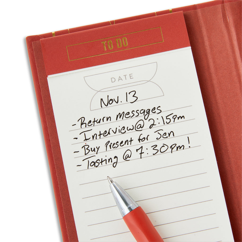 Pen+Gear Notepad Set, Red Canyon, 3.6" x 9", 3 Count