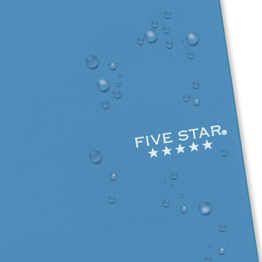 Five Star Spiral Notebook 2 Subject College Ruled 6 x 9 12 Tidewater Blue -