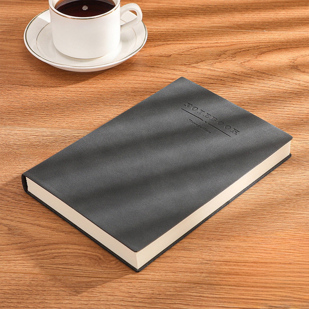 Hovmgk A5 Notebook Diary, 360 Pages Thread-Bound Journal, Soft Leather Cover with Inner Pockets & Ribbon Bookmark, Ideal for Office, School, Business & Personal Notes, Multicolor