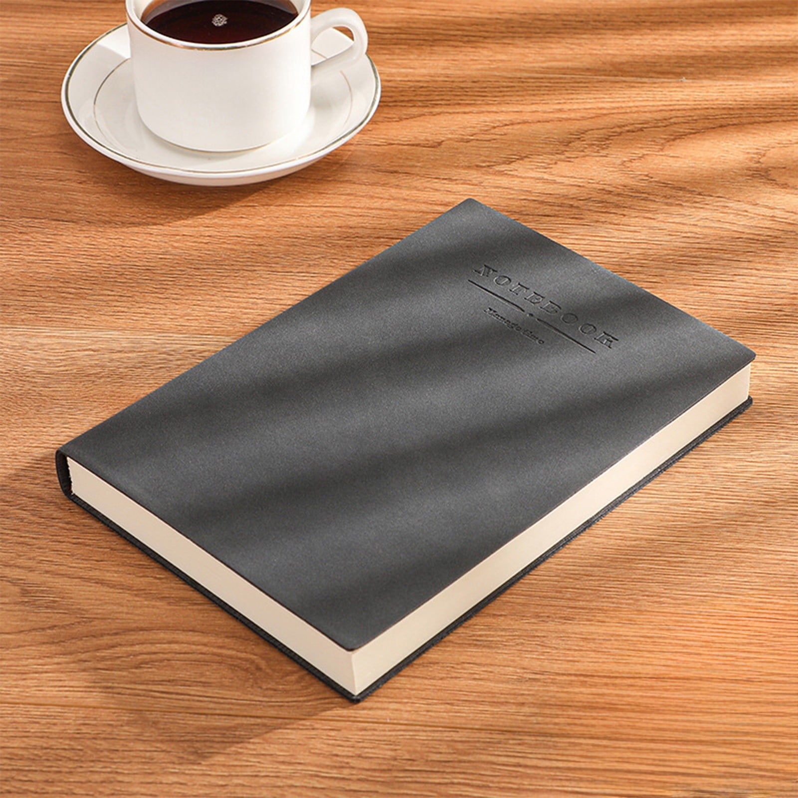 Hovmgk A5 Notebook Diary, 360 Pages Thread-Bound Journal, Soft Leather Cover with Inner Pockets & Ribbon Bookmark, Ideal for Office, School, Business & Personal Notes, Multicolor