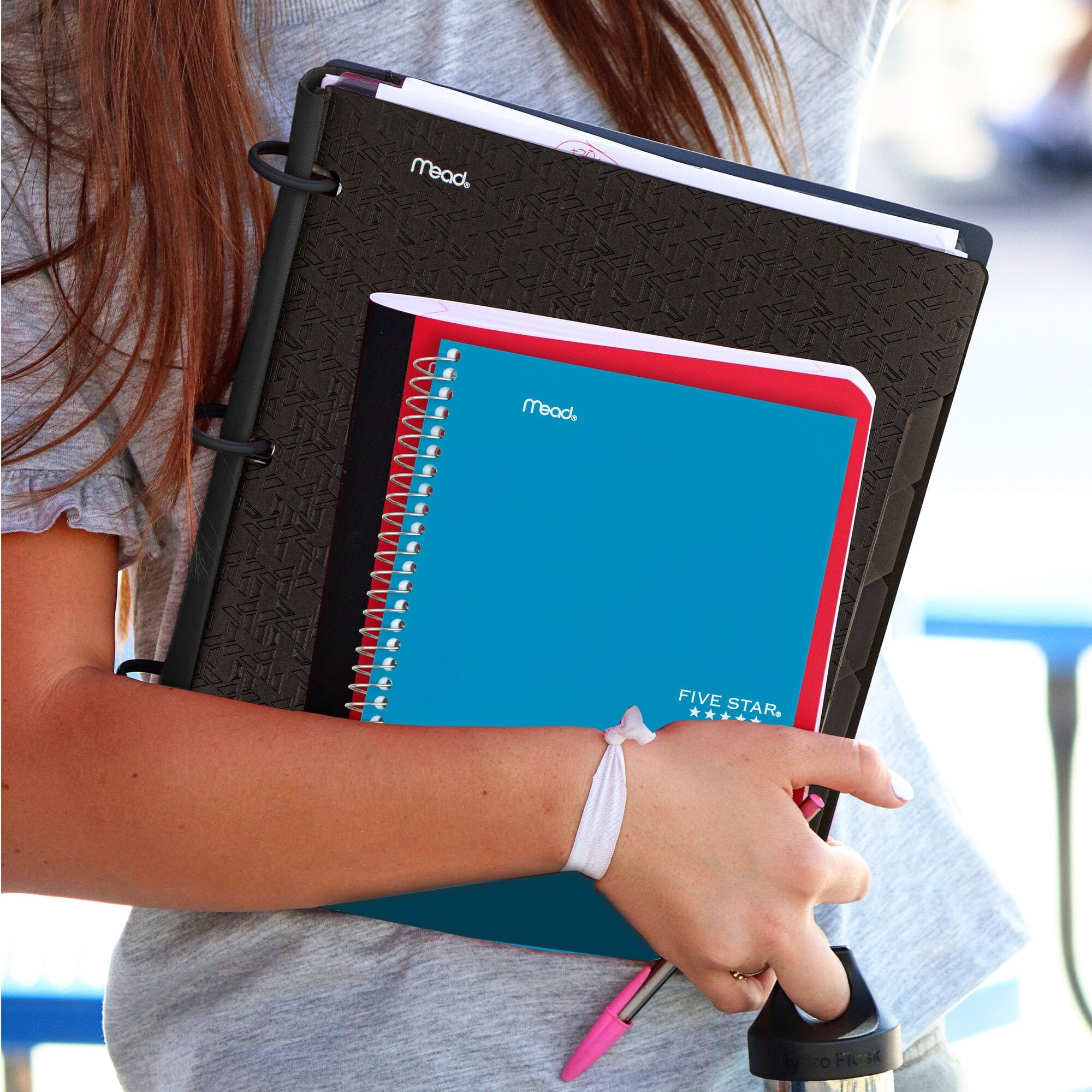Five Star Spiral Notebook 2 Subject College Ruled 6 x 9 12 Tidewater Blue -