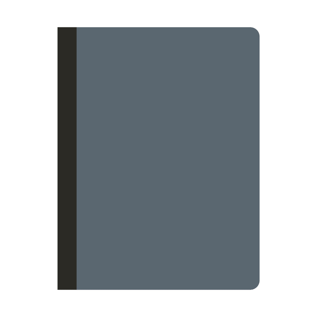Exceed 80ct Gray Flannel Composition Book, CR 9.75 x 7.5 x 0.3