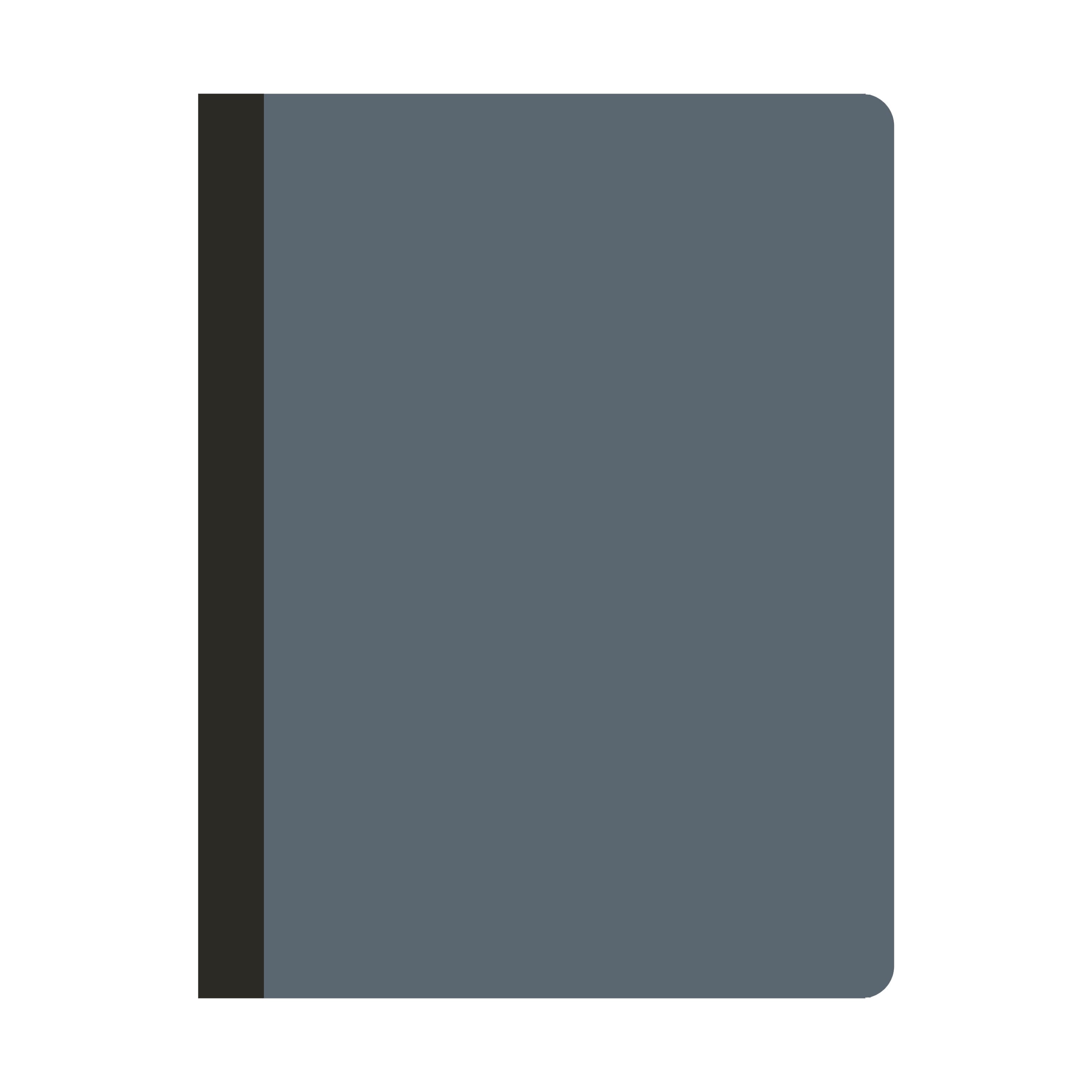 Exceed 80ct Gray Flannel Composition Book, CR 9.75 x 7.5 x 0.3