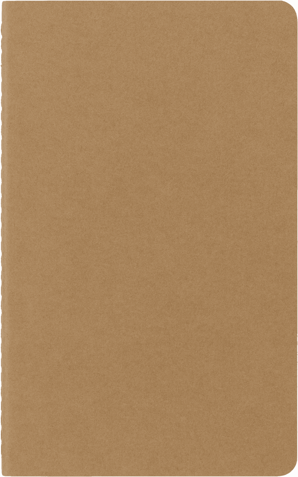 Moleskine Cahier Journals (Set of 3), Large (5" x 8.25"), Ruled, Kraft Brown