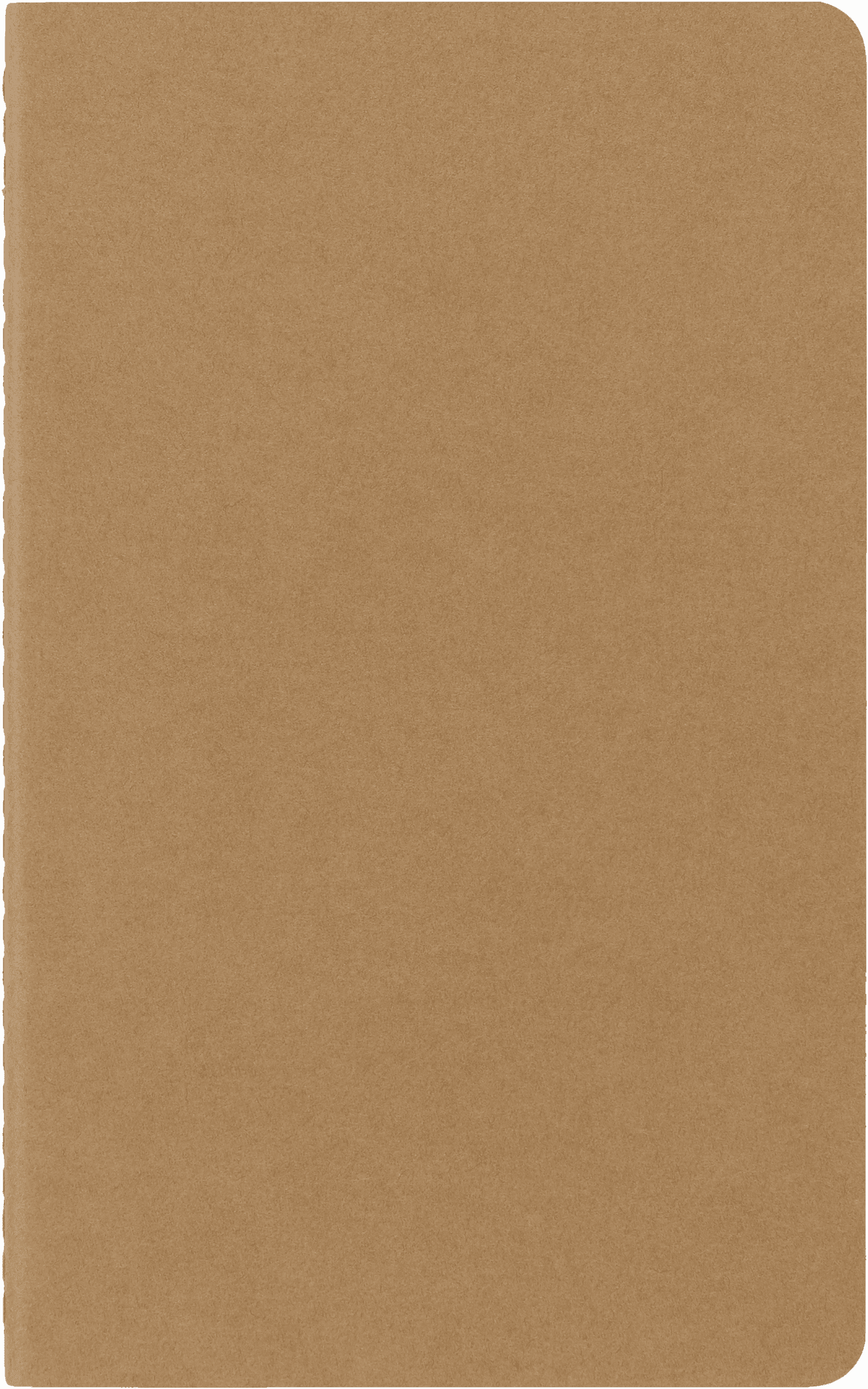 Moleskine Cahier Journals (Set of 3), Large (5" x 8.25"), Ruled, Kraft Brown