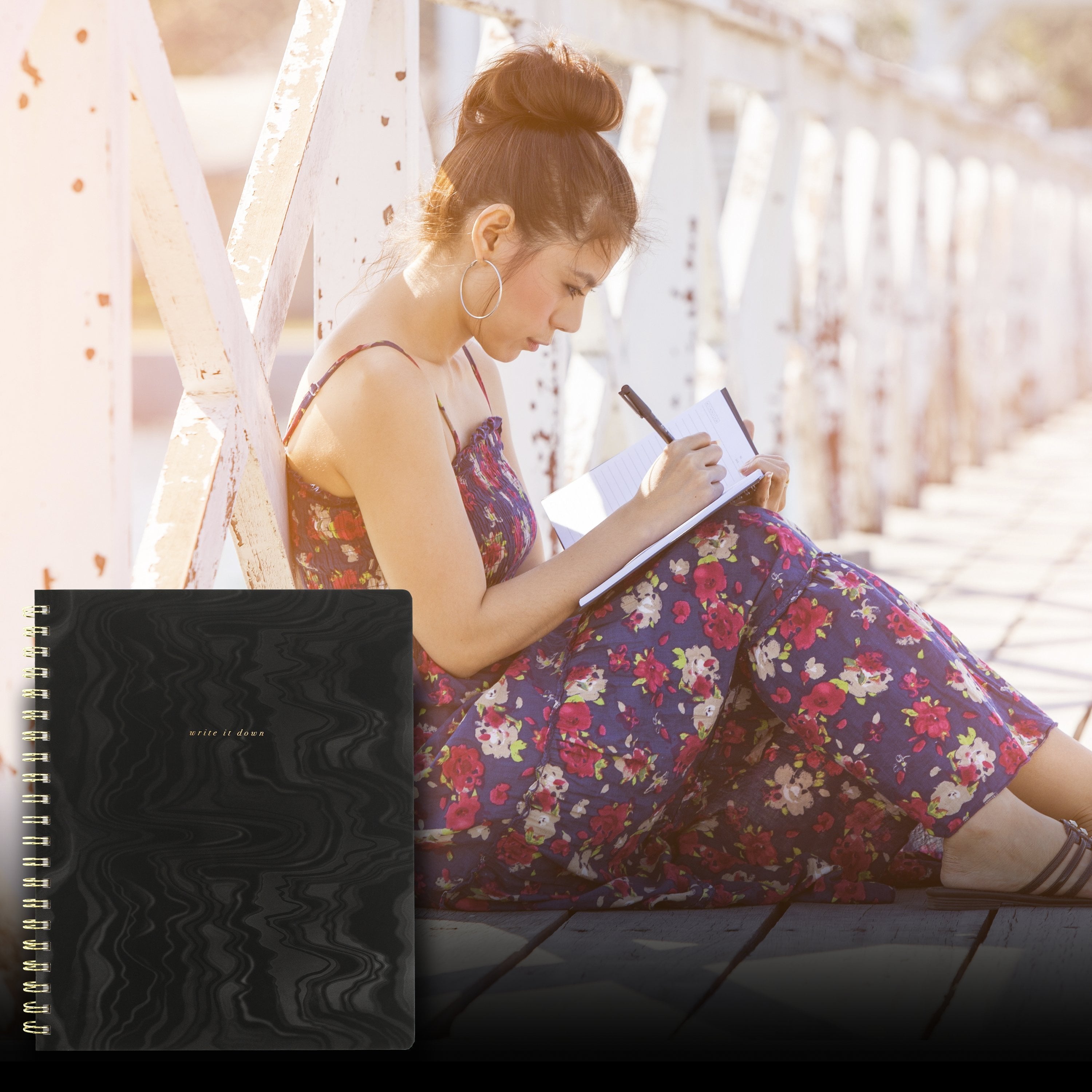 West Village by Mead™ hardcover notebook, 160 pages, large, 9" x 11"