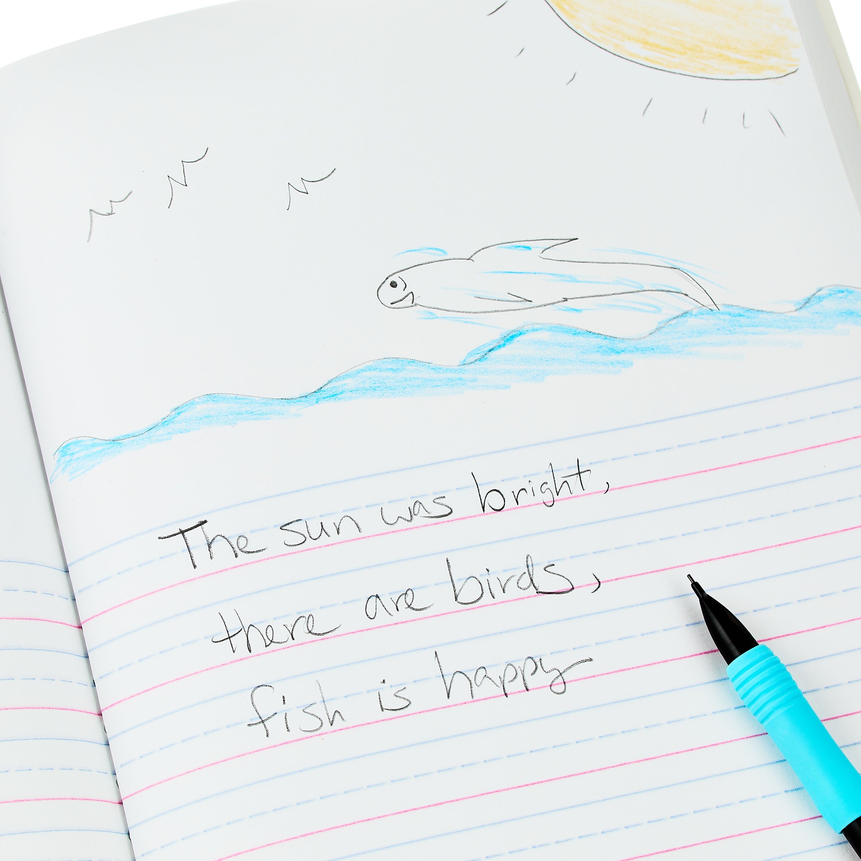 Spark Create Imagine 100 Sheets Primary Journal, 9.75 x 7.5, Half Page Rule, New