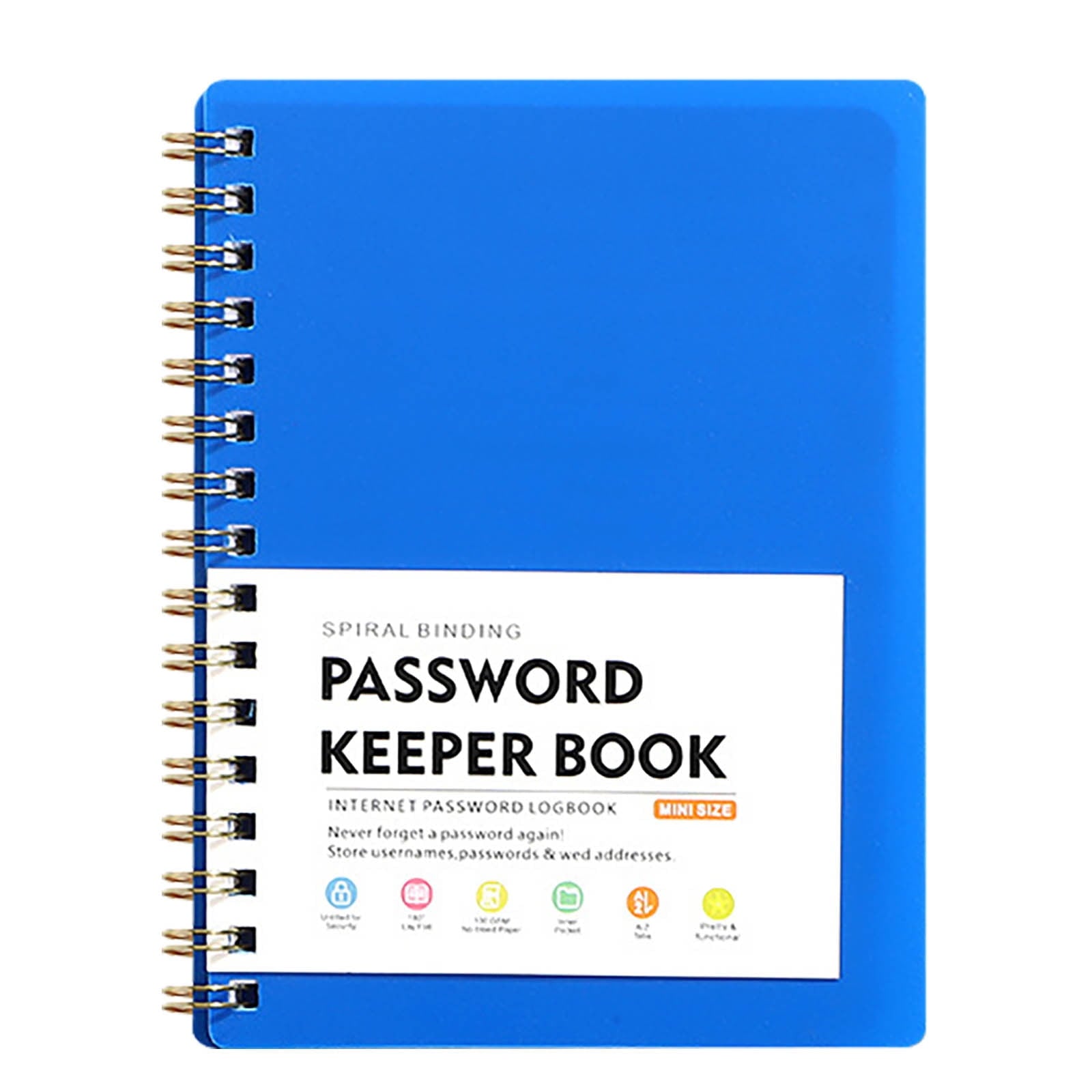 Small Notebook Hard Cover Mini Pocket Notebook Portable Mini Size Password Book A6 Loose Leaf Notebook With Thickened Feel Teen Adults Notebook for Back to College,Office Supplies