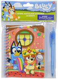 Bluey Spiral Notebook with Pen 50 Sheets