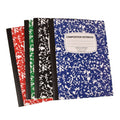 CCOCC Marble Composition Notebook Wide Ruled 1 Pack Black and White 100 Sheets 200 Pages Hardcover College Ruled Journal,Office Supplies for Teens & Adults,Black