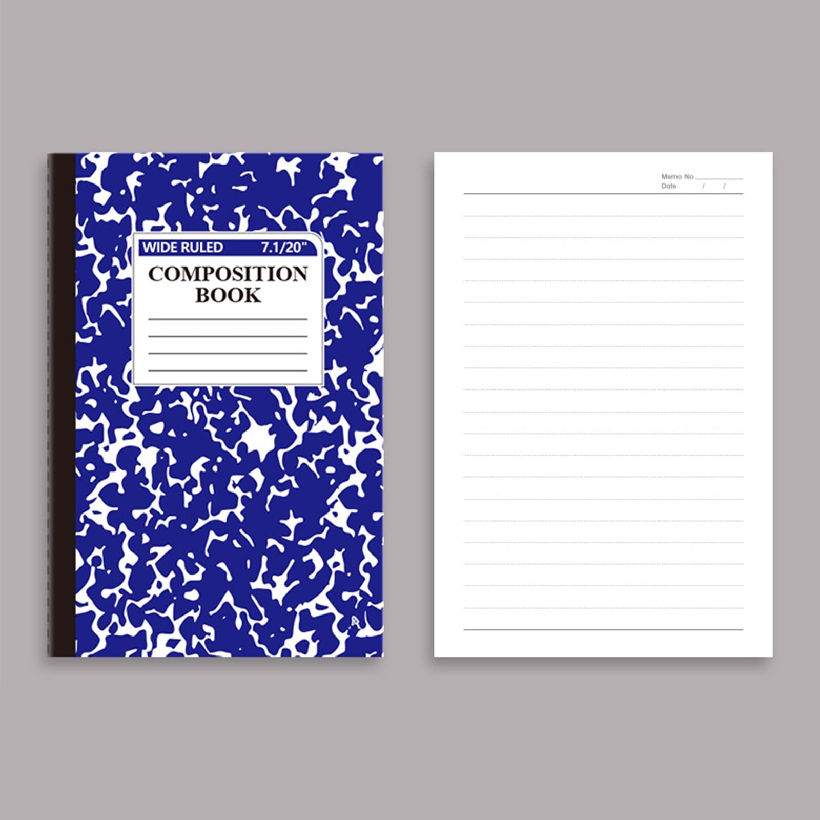 A5 Composition Notebooks Bulk Wide Ruled Composition Notebook Wide Ruled Notebooks Marble Covers Notebook Mini Notebook for Classroom Office Supplies 1pcs (Pink)