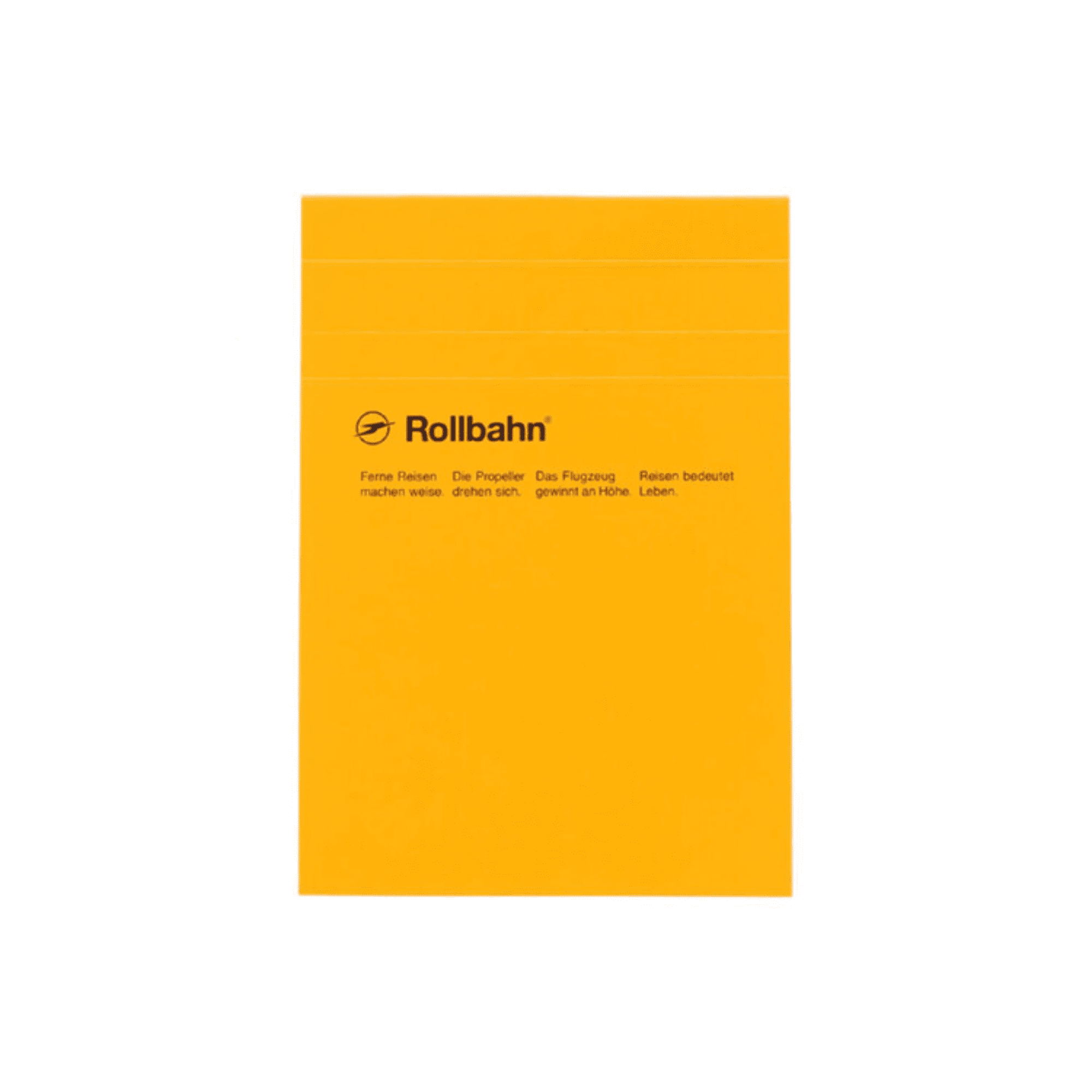 Delfonics Rollbahn Ruled Notepad: 5-1/2 in. x 7 in. (Yellow) B6 notebook
