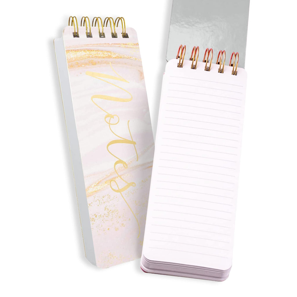Eccolo Pink Marble Spiral Memo Pad