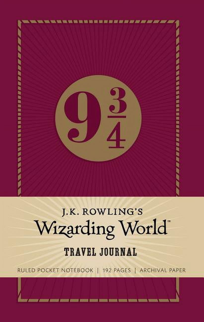 Harry Potter J.K. Rowling's Wizarding World: Travel Journal: Ruled Pocket Notebook, (Hardcover)