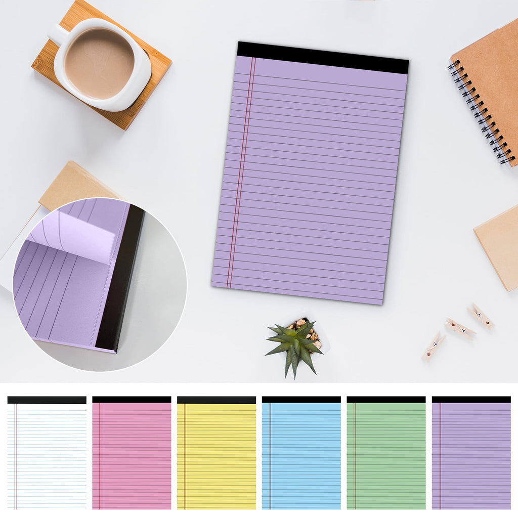 Horizontal Line Tear-Off Notepad | A3 A4 Memo Planner | High-Quality Bleed-Resistant Paper | Smooth Writing Texture | Bright Colors | 50 Sheets | Portable Compact Design