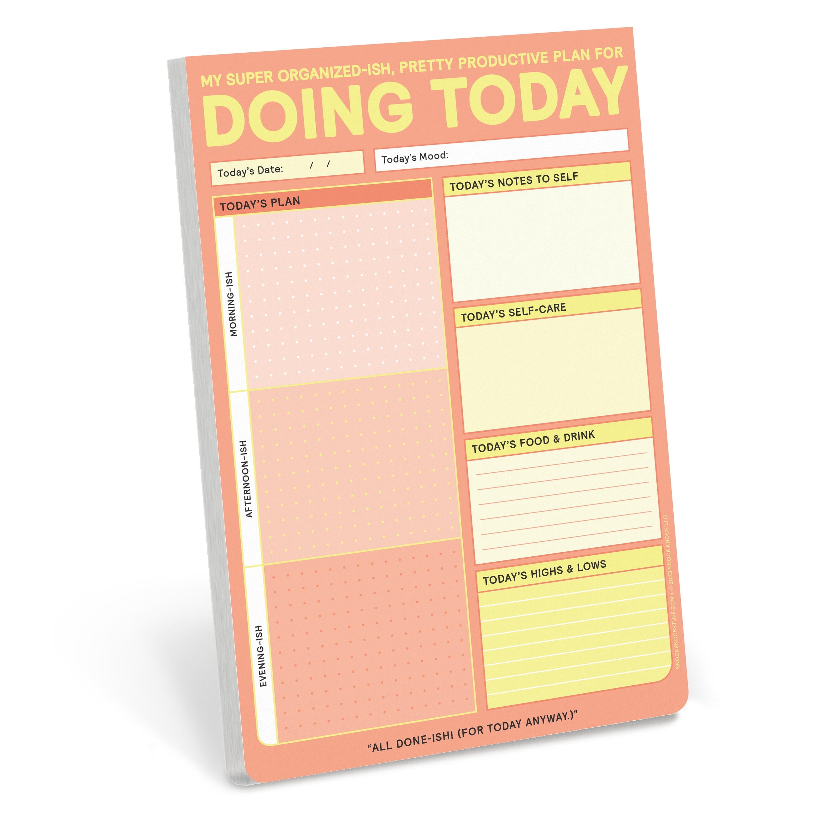 Knock Knock Doing Today Notepad
