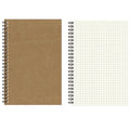 LAILLSH Dotted Journals Spiral Notebook, A5 Bullet Dot Grid Journal with 500 GSM(100 GSM) Thick Dotted Paper, Transparent Hardcover, 100/50 Sheets, for Bullet Journaling, 8.3 "x 5.8" 2025 New Arrival