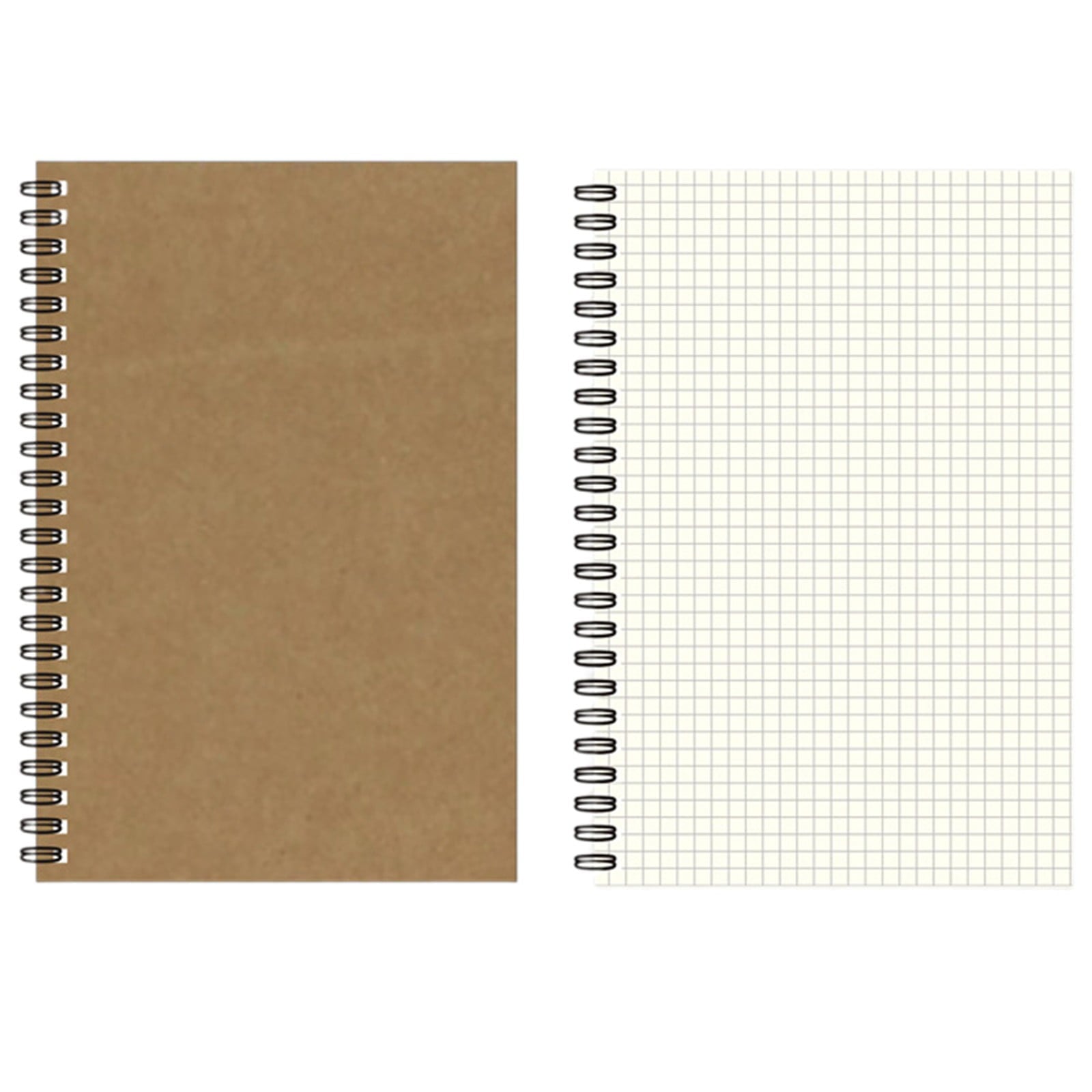 LAILLSH Dotted Journals Spiral Notebook, A5 Bullet Dot Grid Journal with 500 GSM(100 GSM) Thick Dotted Paper, Transparent Hardcover, 100/50 Sheets, for Bullet Journaling, 8.3 "x 5.8" 2025 New Arrival