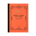 Life Noble Notes Bound On Side Stitched Notebooks: 7 in x 10 in. (Orange Cover, Gridded Pages)