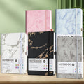 Marble-patterned elastic band notebook|Lined Journal Notebook For Women & Men 192 Pages College Ruled Notebook For Writing Note Taking Work 100 GSM Thick Paper Hardcover Journal Medium （Blue）