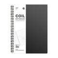Mauxuk B5 Notebook with 9mm Grids, Thick Paper Flip Coil, Durable Plastic Cover, 120 Pages, for Office & College