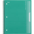 Mead Spiral Notebook, 1 Subject, College Ruled, 8 1/2" x 11", Green (820204FB-WMT)