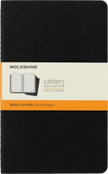 Moleskine Cahier Journals (Set of 3), Large (5" x 8.25"), Ruled, Kraft Brown