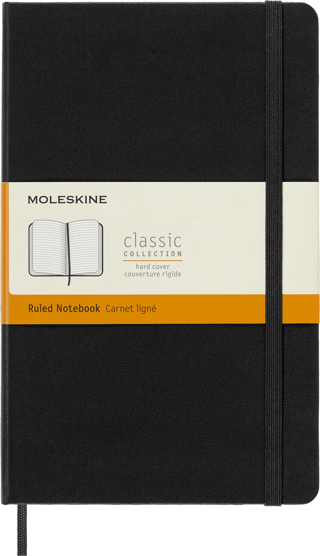 Moleskine Classic Notebook, Hard Cover, Ruled, Large (5" x 8.25"), Myrtle Green