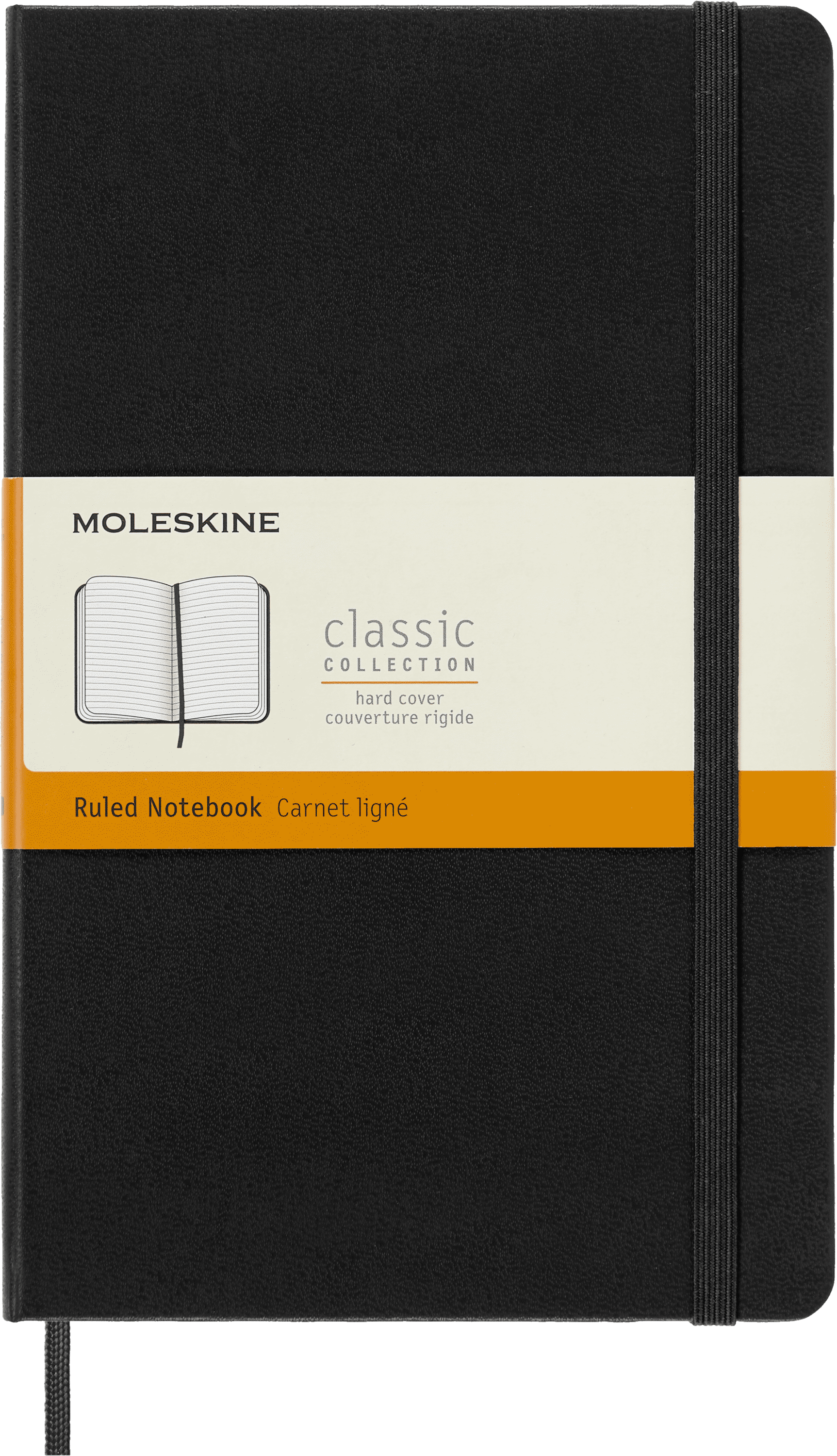 Moleskine Classic Notebook, Hard Cover, Ruled, Large (5" x 8.25"), Myrtle Green