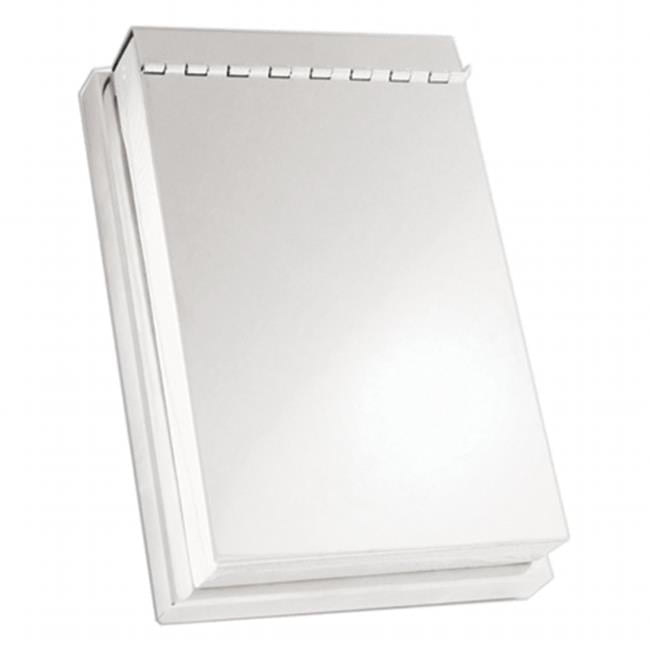 Natico Originals 30-418 Note Pad With Cover  Silver