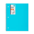 Pen+Gear College Ruled Poly 1-Subject Notebook with Inside Pockets, 9" x 11", Teal, 100 Heavyweight Sheets
