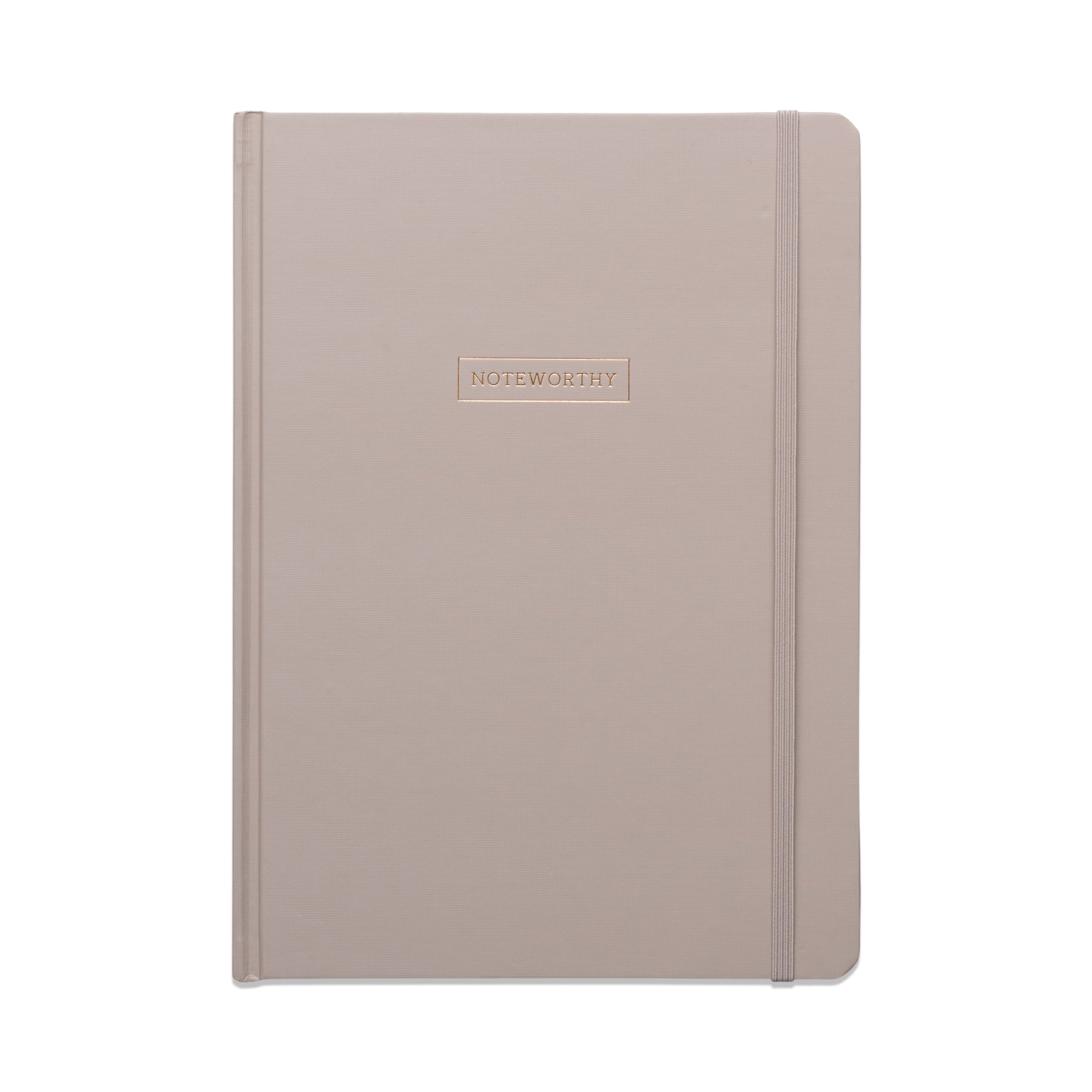Pen + Gear Hardcover Journal, Taupe, 7.5" x 10.25", 200 Lined Pages