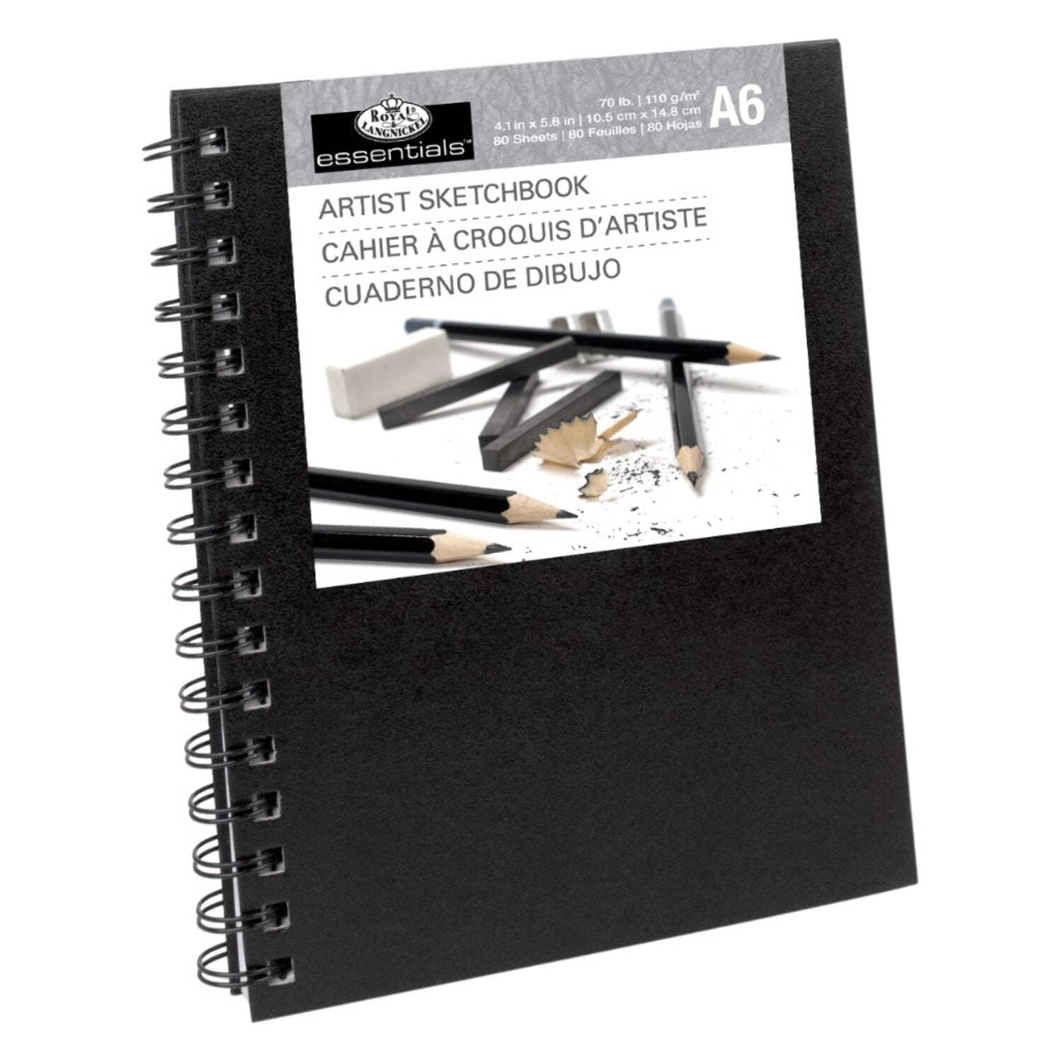 Royal & Langnickel Spiral Hardcover Artist Sketchbook-4.1"X5.8"