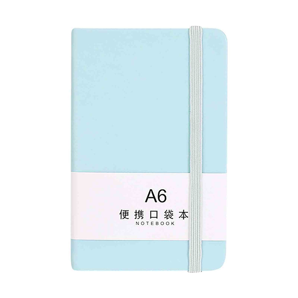 Small Notebook 1-Pack - A6 Hardcover Pocket Notebook , College Ruled Notebook, 100 GSM Acid-Free Paper, Inner Pocket, 3.6" × 5.7"