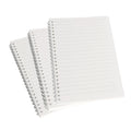 Essential Student Notebook 3-Pack for Classes 5.7x7.9 Inch 80 Pages Durable Cover Heavy Paper Economical Set for Subject Notes