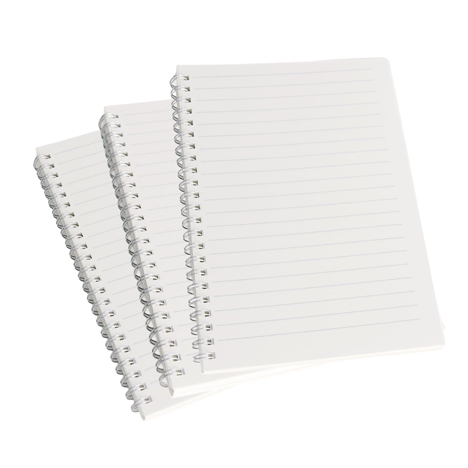 Essential Student Notebook 3-Pack for Classes 5.7x7.9 Inch 80 Pages Durable Cover Heavy Paper Economical Set for Subject Notes