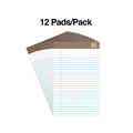 Staples Notepad 5" x 8" Narrow Ruled White 50 Sheets/Pad 36/Carton TR59933/TR581VS