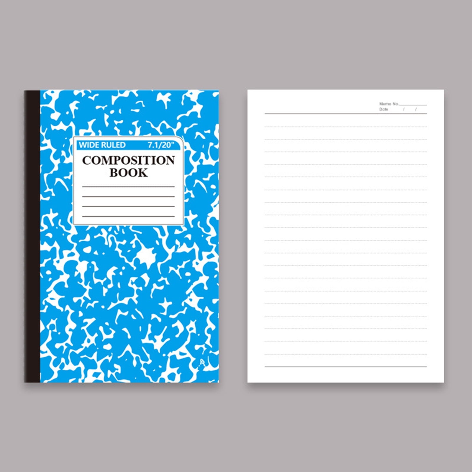 A5 Composition Notebooks Bulk Wide Ruled Composition Notebook Wide Ruled Notebooks Marble Covers Notebook Mini Notebook for Classroom Office Supplies 1pcs (Pink)