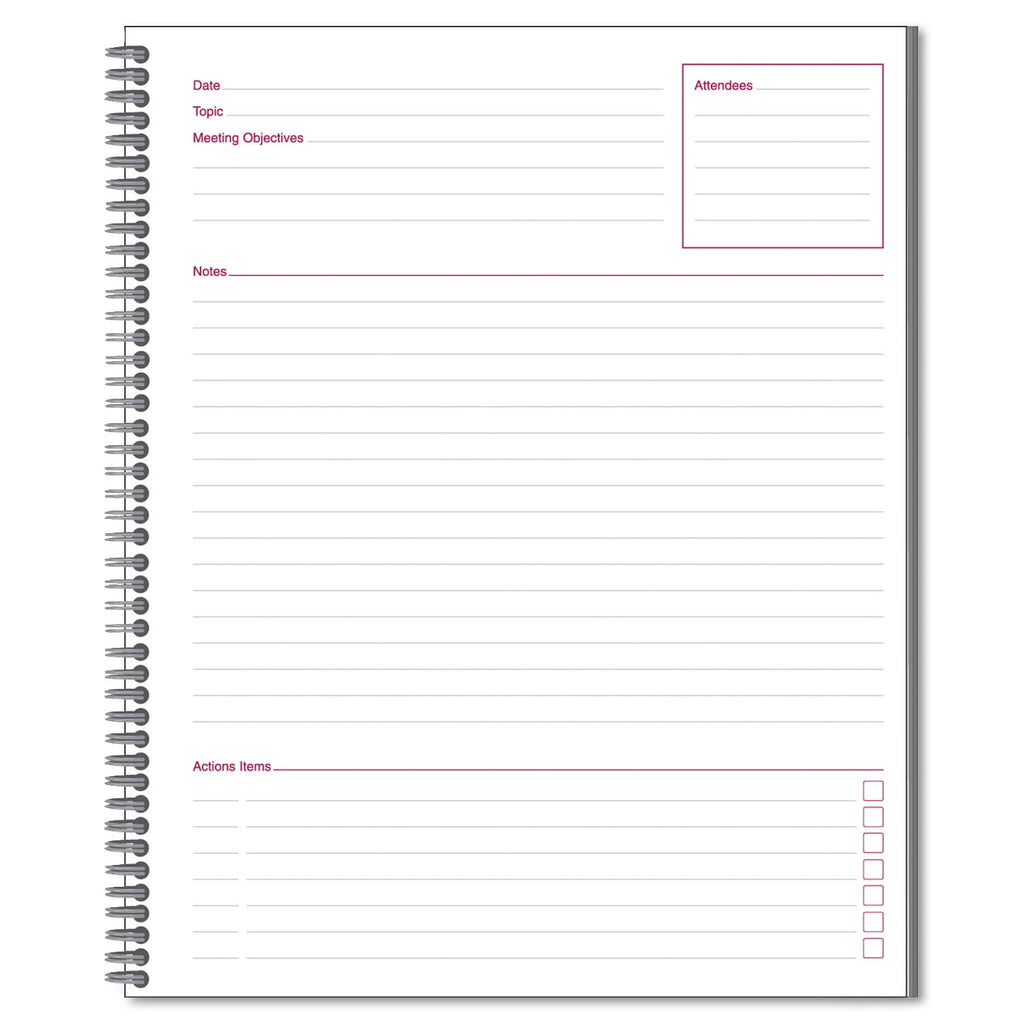 Mead Cambridge Limited Meeting Notebook, 80 Pages