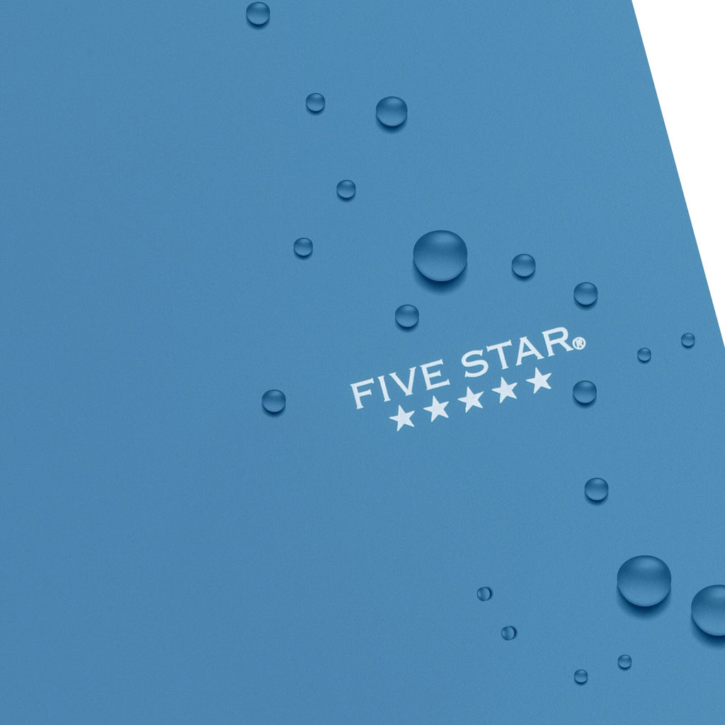 Five Star Spiral Notebook + Study App, 1 Subject, Wide Ruled, 8" x 10.5", 4 Pack