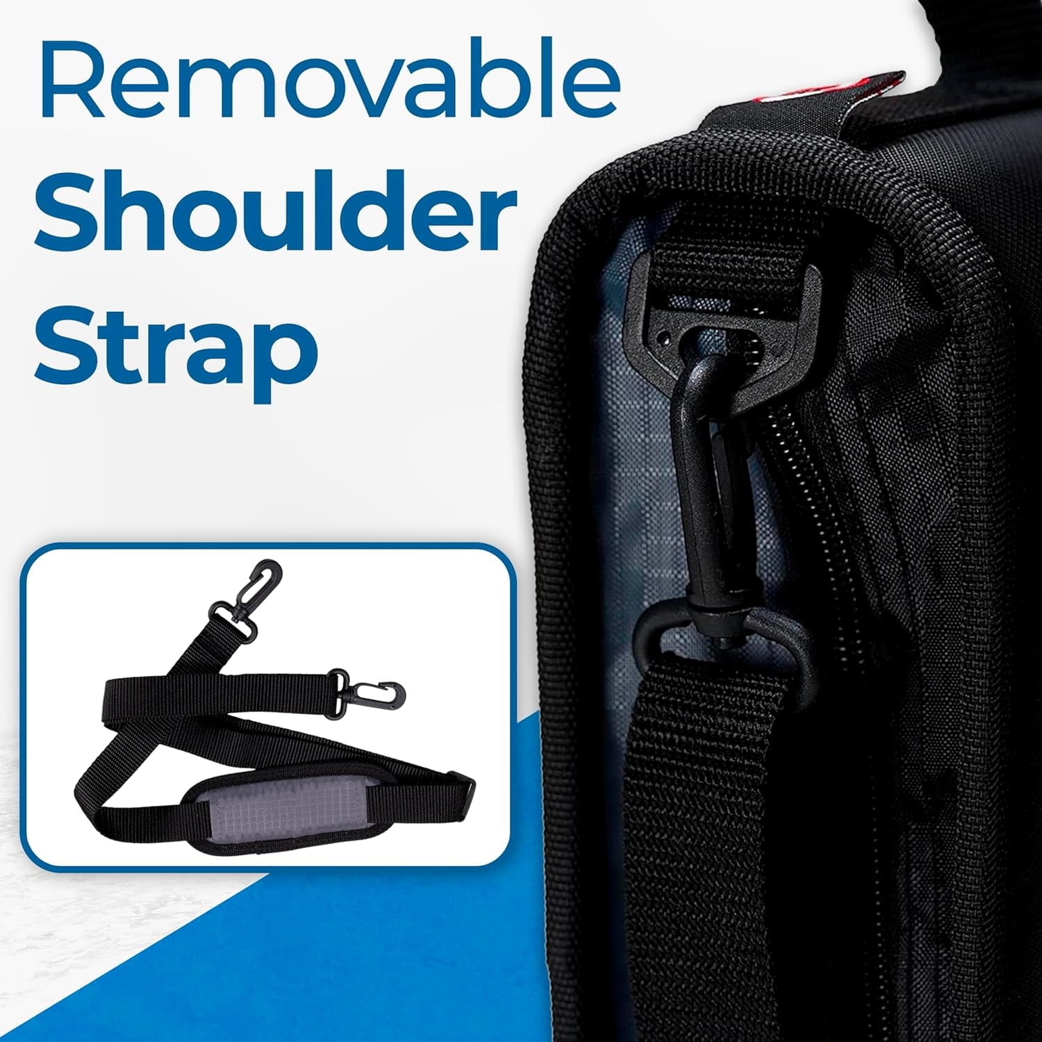 Case-it The Mighty Zip Tab Zipper Binder - 3 inch O-Rings - 5 Color Tab Expanding File Folder - Multiple Pockets - 600 Sheet Capacity - Comes with Shoulder Strap - Canopy Green D-146