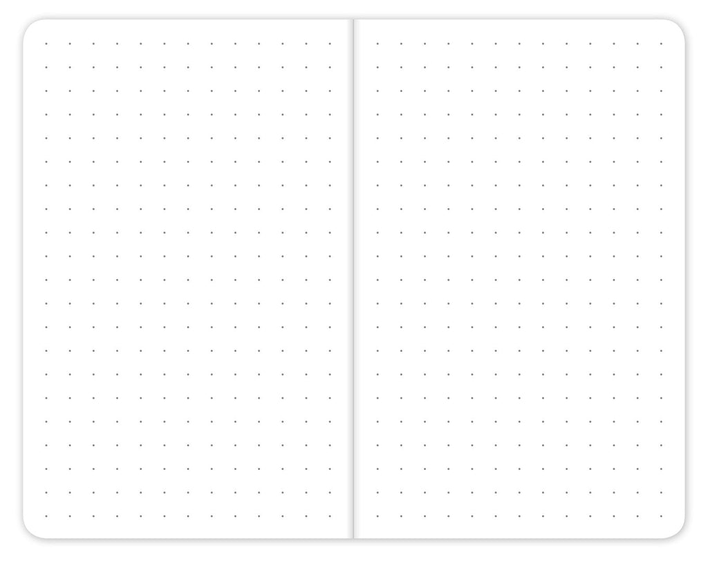 Elan Publishing Company Field Notebook  / Pocket Journal - 3.5"x5.5" - Green - Dot Graph Memo Book - Pack of 5 - ELAN-FN-002F