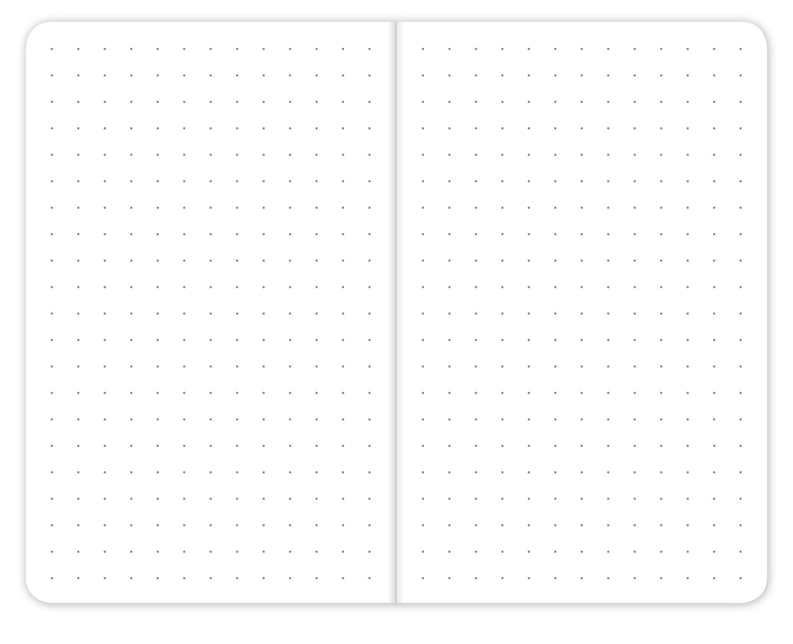 Elan Publishing Company Field Notebook  / Pocket Journal - 3.5"x5.5" - Green - Dot Graph Memo Book - Pack of 5 - ELAN-FN-002F