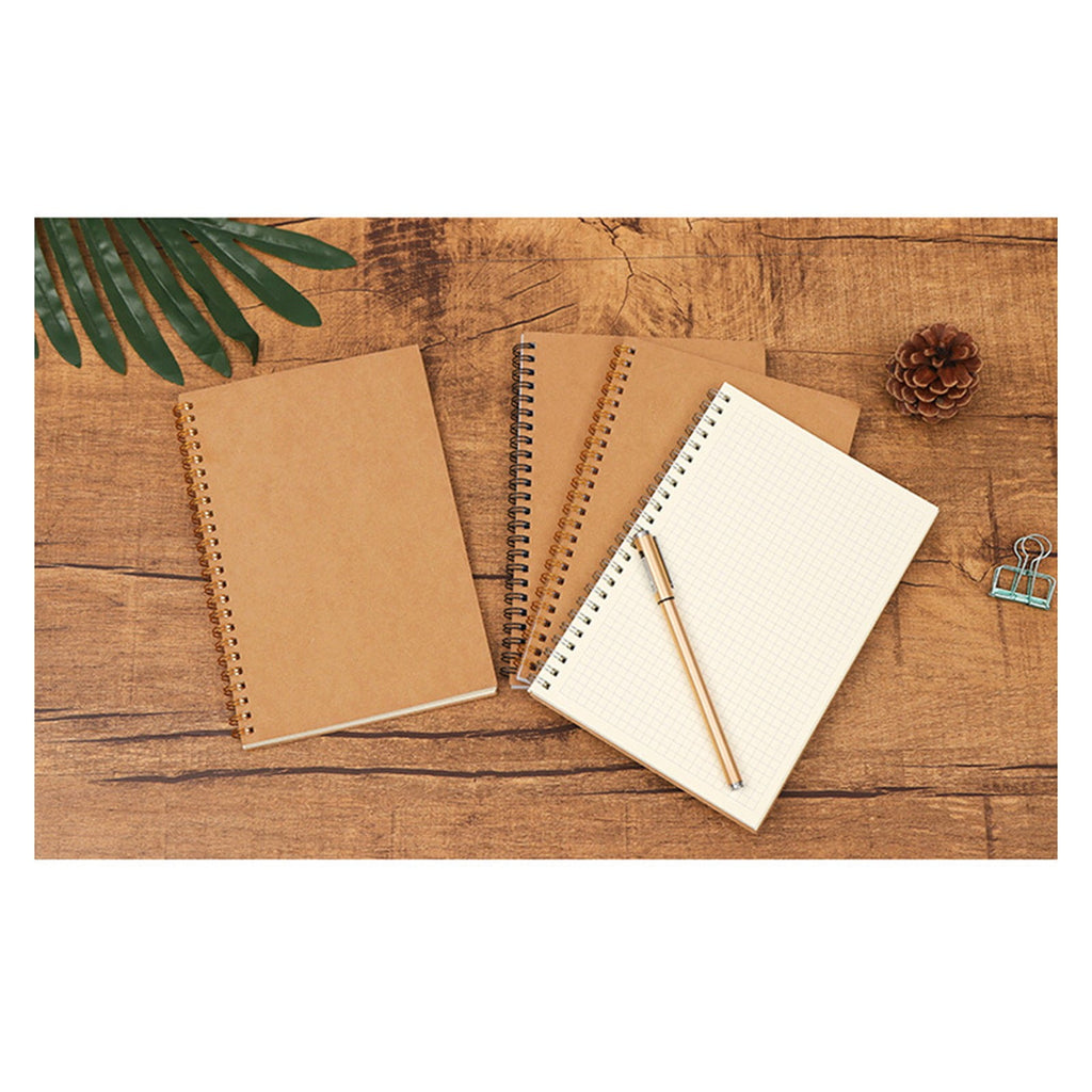 LAILLSH Dotted Journals Spiral Notebook, A5 Bullet Dot Grid Journal with 500 GSM(100 GSM) Thick Dotted Paper, Transparent Hardcover, 100/50 Sheets, for Bullet Journaling, 8.3 "x 5.8" 2025 New Arrival