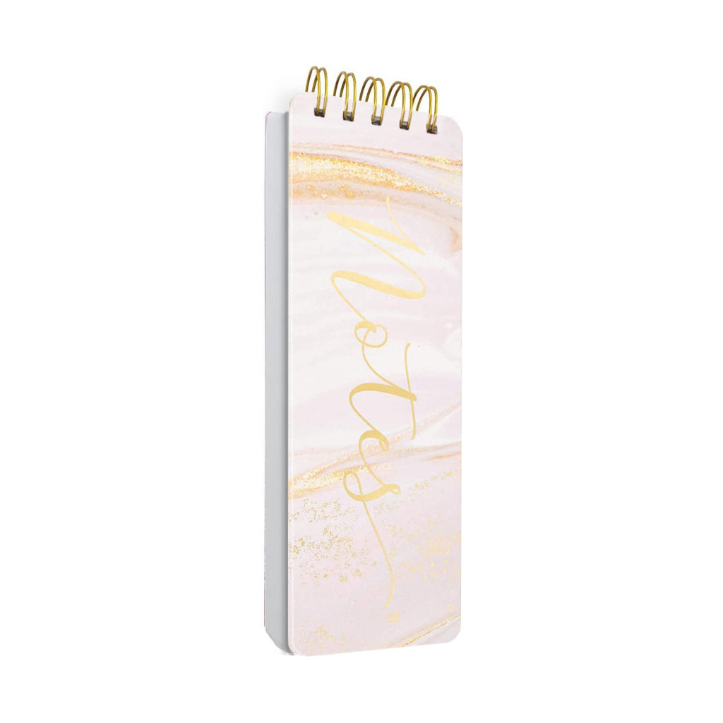 Eccolo Pink Marble Spiral Memo Pad
