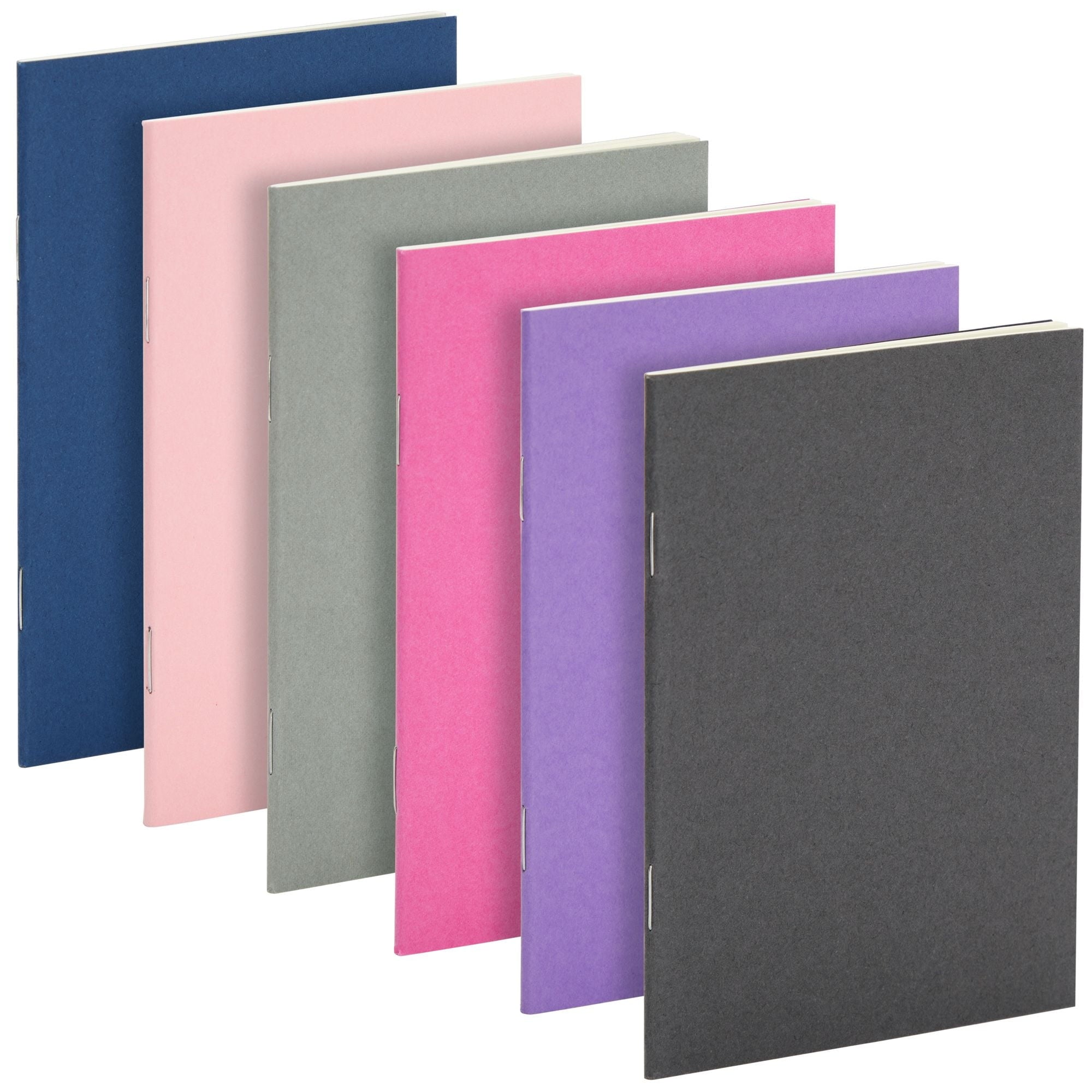 Paper Junkie 24 Pack Mini Paper Notebooks for Kids, Bulk Pocket Notepads with 48 Lined Pages for Journaling, Writing, Composition, School Supplies (6 Colors, 3.5 x 5 in) - Composition Notebook