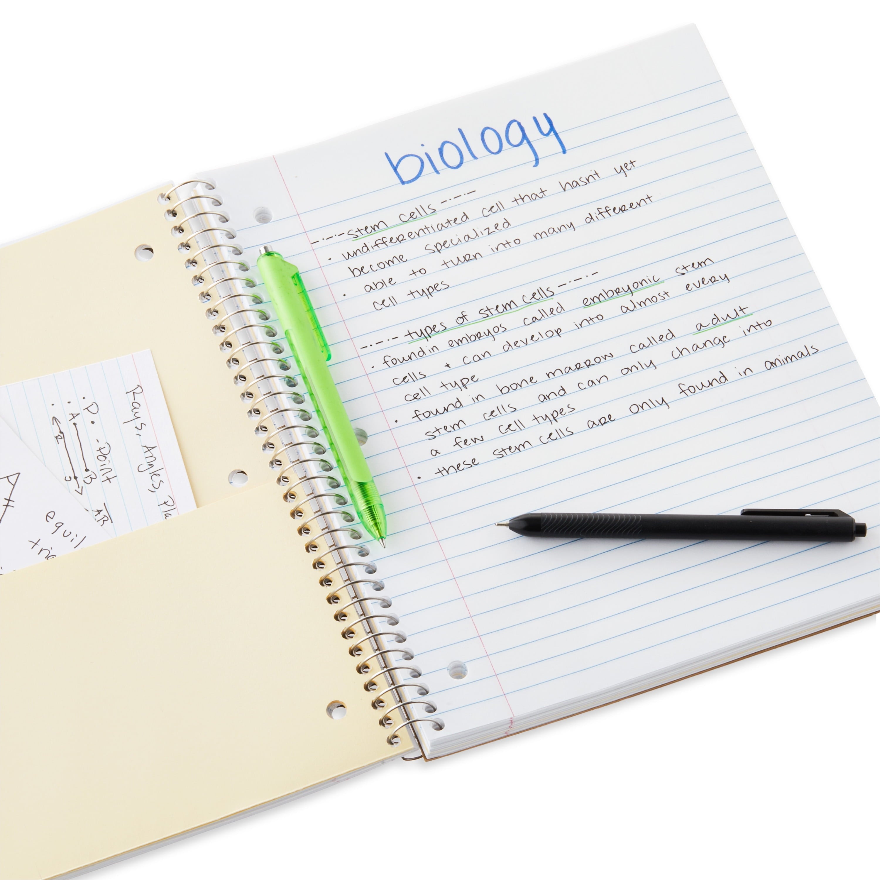 Pen+Gear College Ruled 1-Subject Poly Notebook, Blue Sapphire, 9" x 11", 100 Sheets