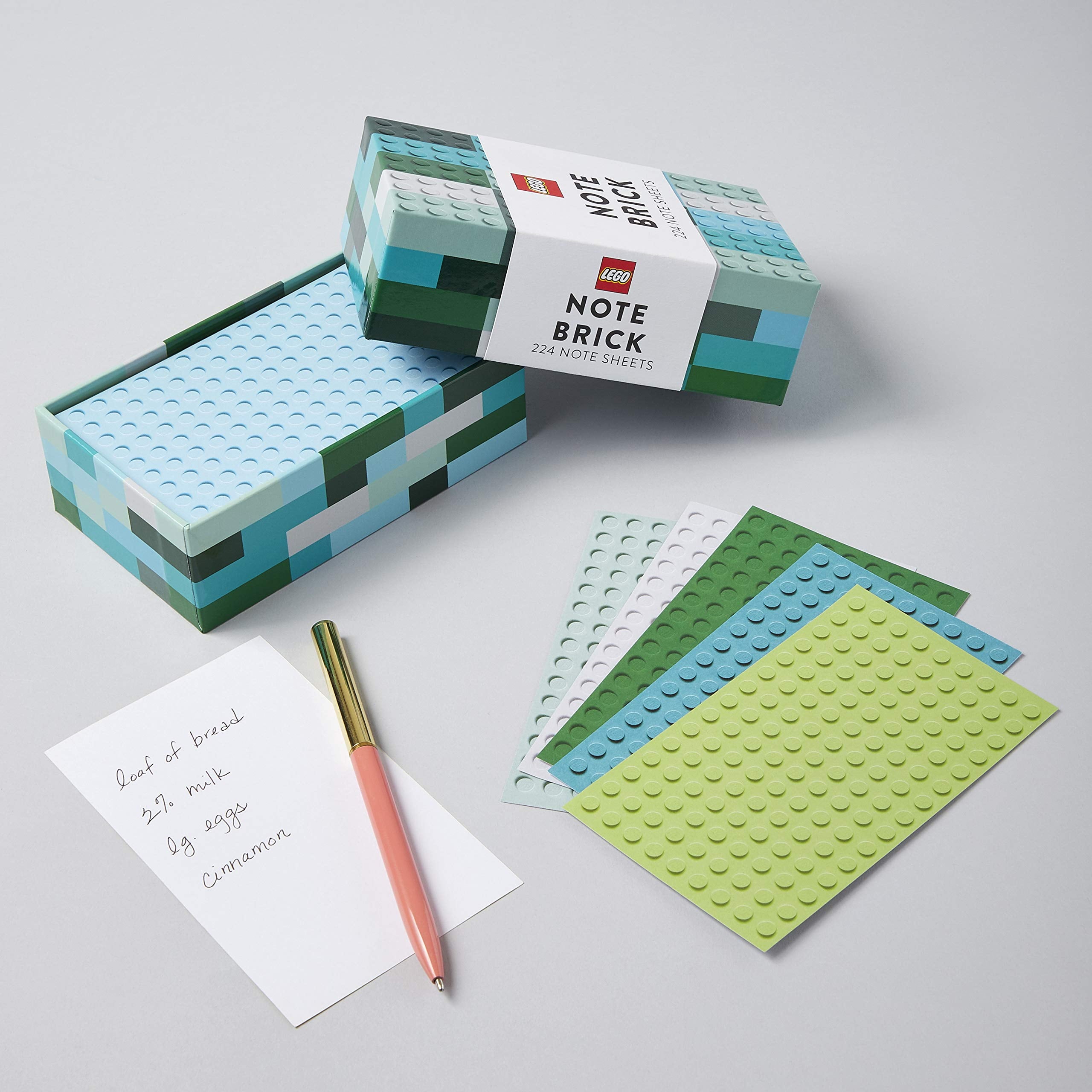LEGO x Chronicle Books: LEGO® Note Brick (Blue-Green) (Other)